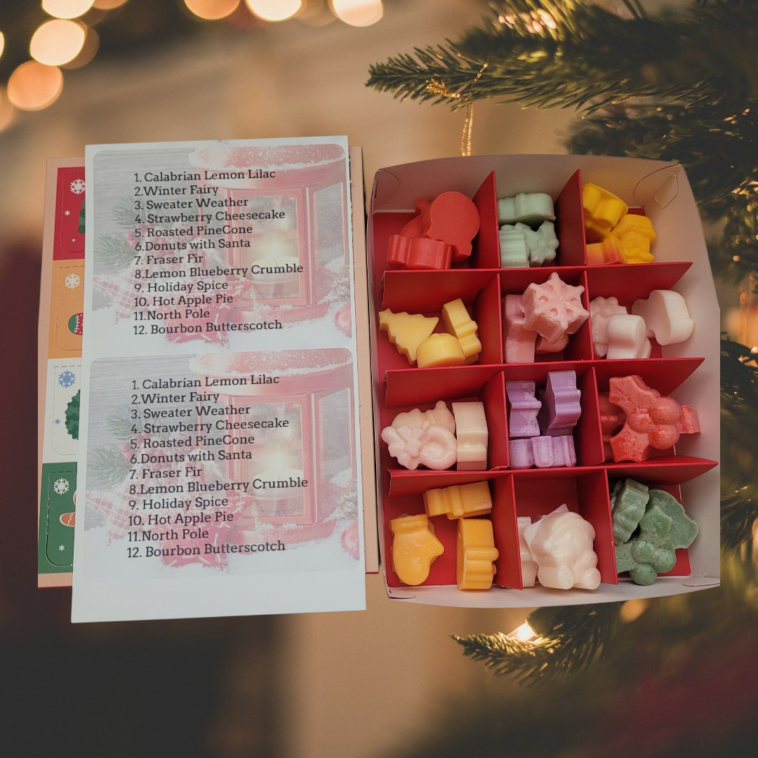 12 Days of Christmas Waxmelts Handmade Soywax Melts