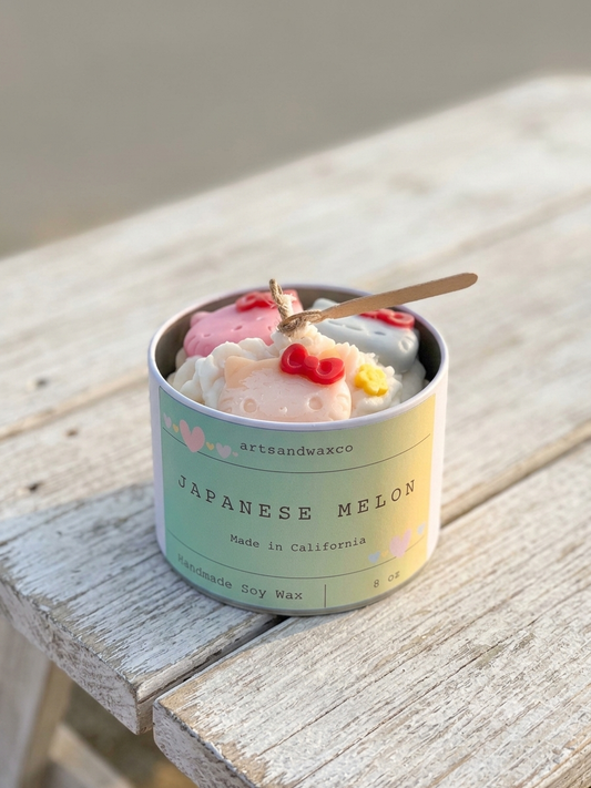Japanese Melon Handmade Candle