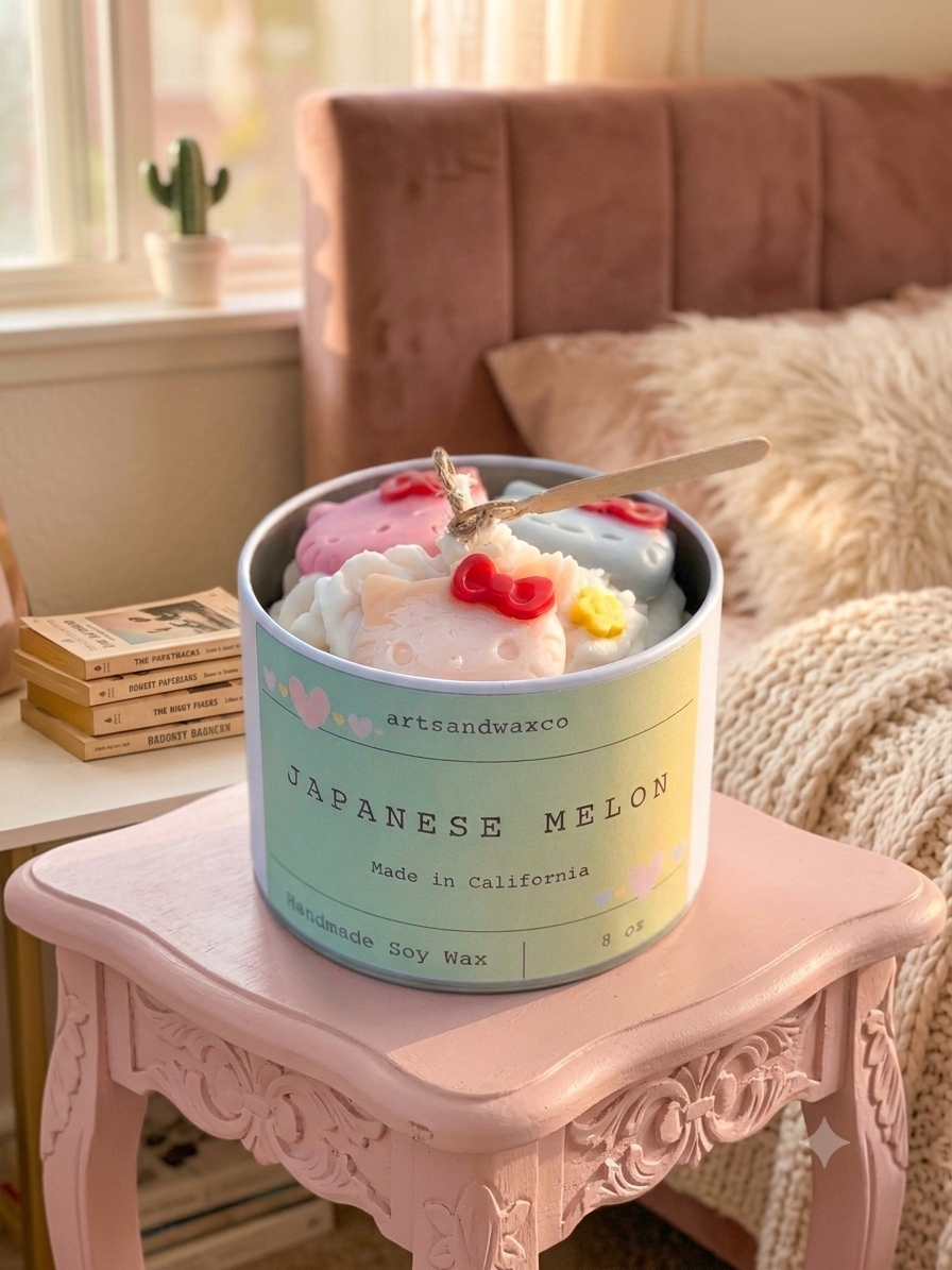 Japanese Melon Handmade Candle