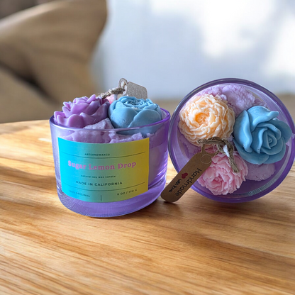 Lemon Sugar Drop Nontoxic Candle