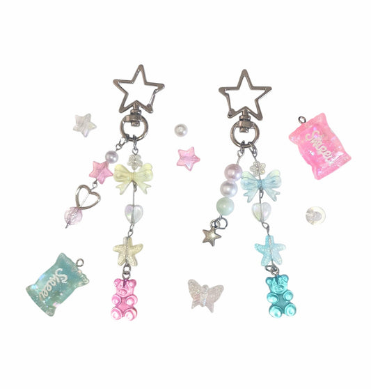 Gummy Bear Pastel Sweet Keychain