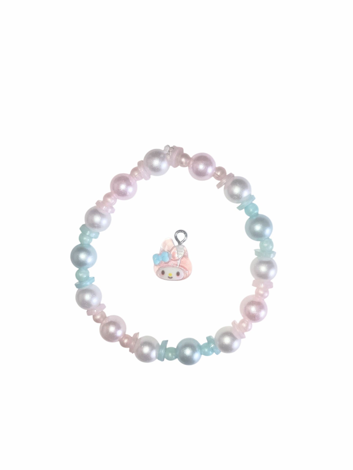 Pastel Pink and Blue Bracelet