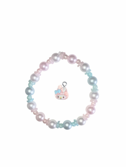 Pastel Pink and Blue Bracelet