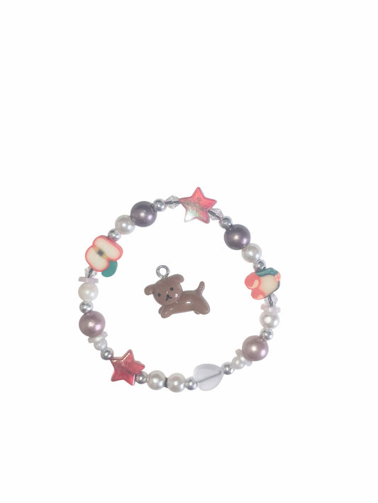 Brown and Red Fruit Bracelet