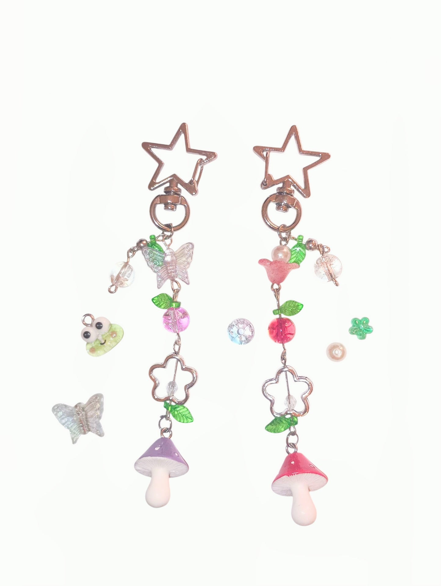 Mushroom Pendant Flower Beads