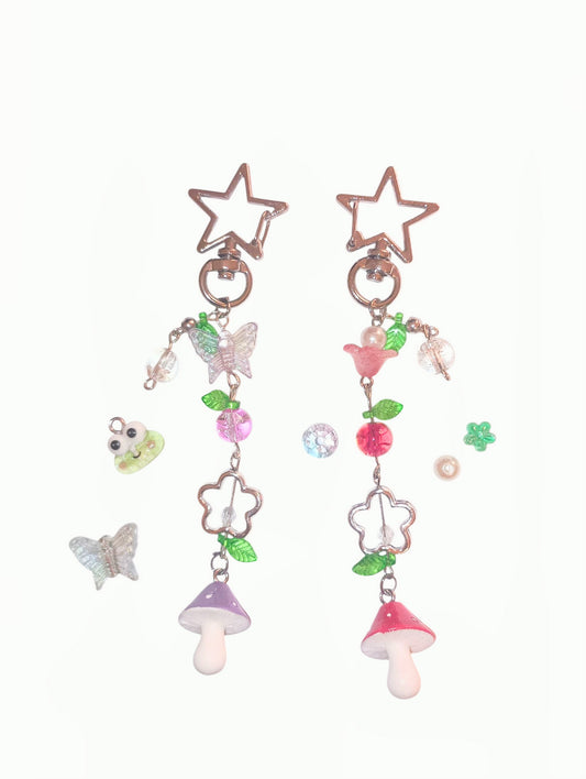 Mushroom Pendant Flower Beads