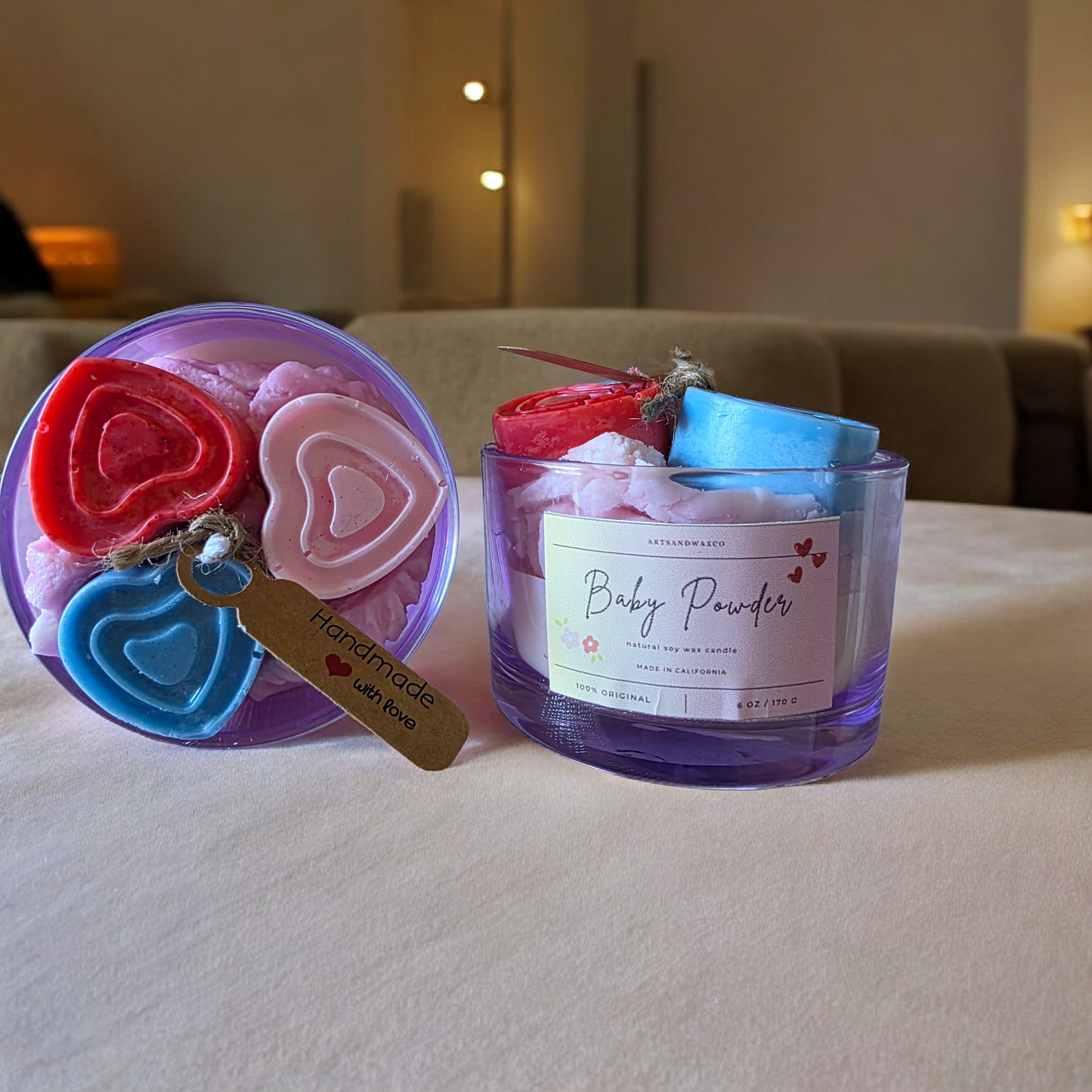 Baby Powder Scents Nontoxic Homemade candles