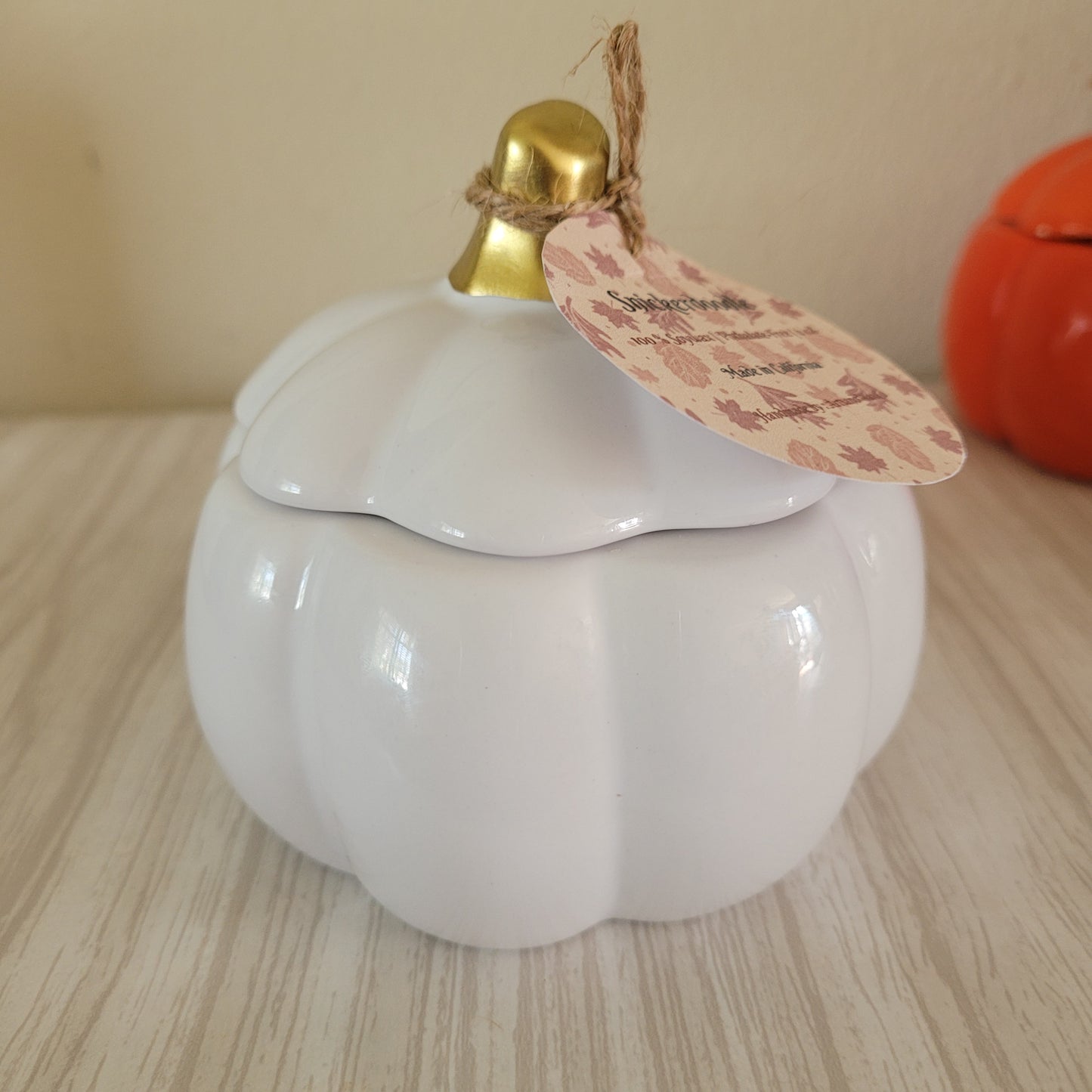 White Pumpkin Snickerdoodle Scents Candle