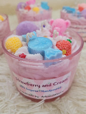 Dessert Candles Strawberry and Cream Bears