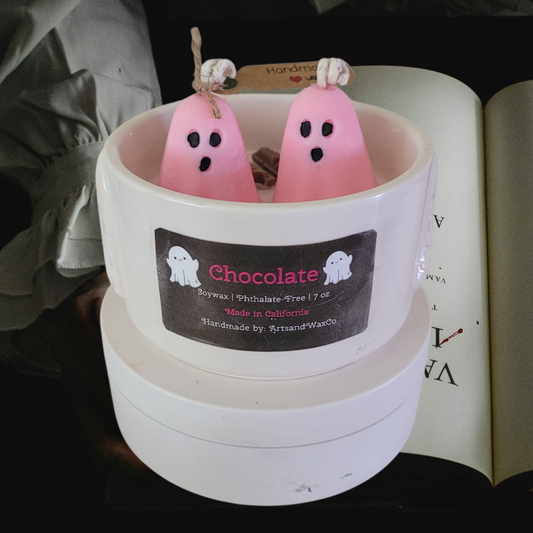 Pink Ghost Fall Halloween Soywax Candles