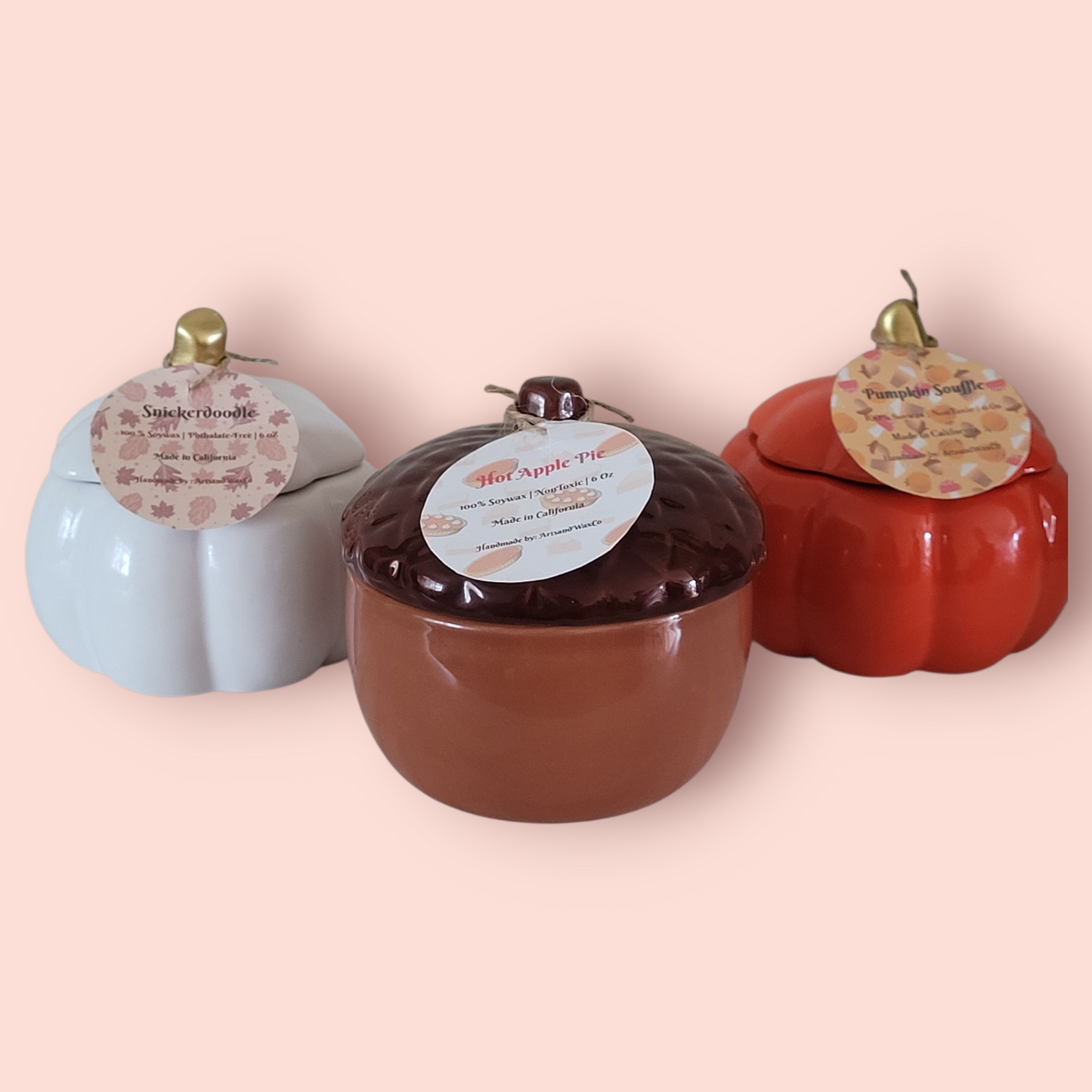 Pack of 3 Fall Candles
