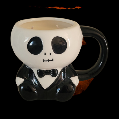 Skeleton Jack Panda Candle