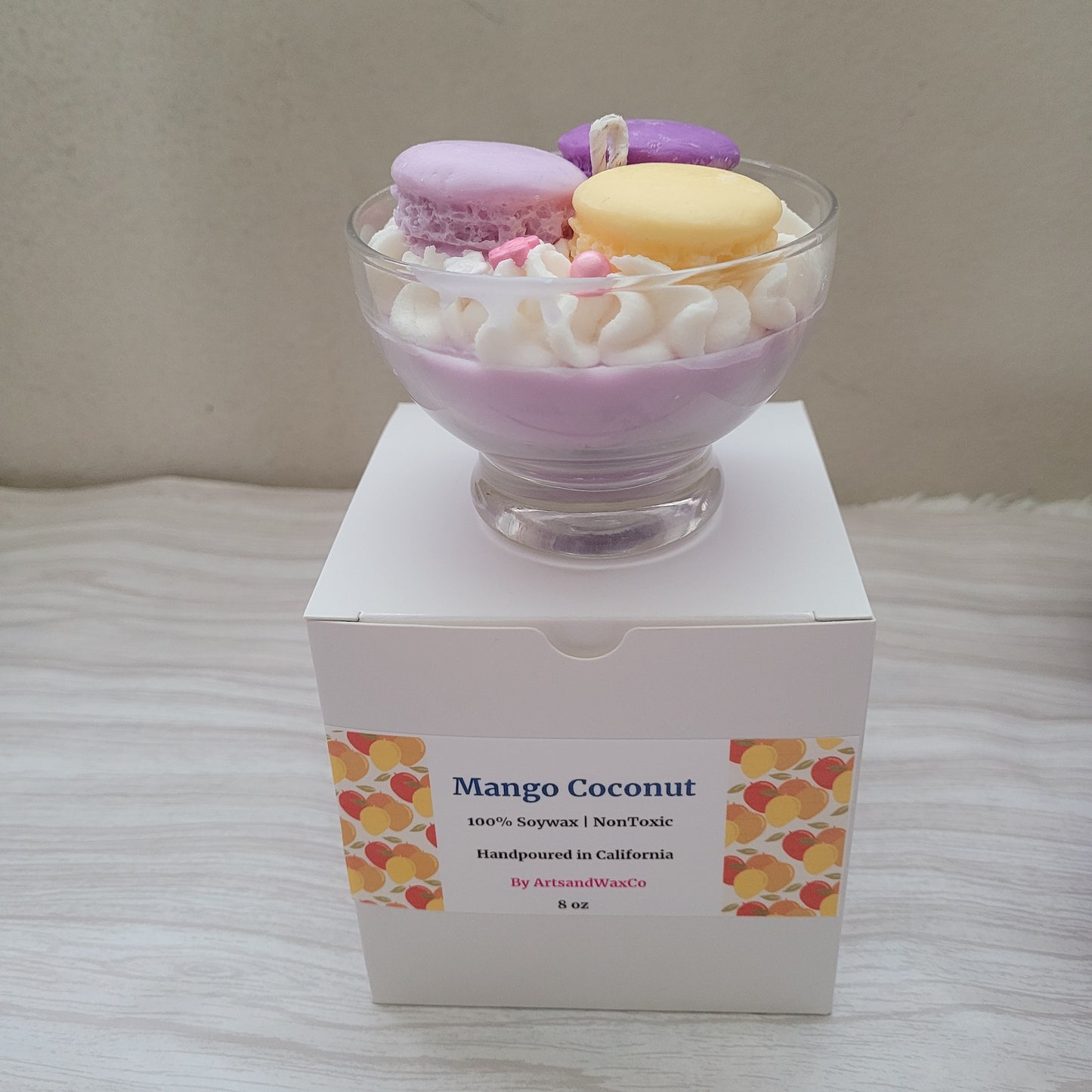Mango Coconut Homemade Candles