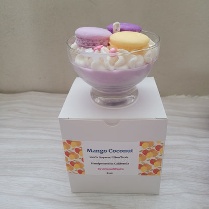 Mango Coconut Homemade Candles