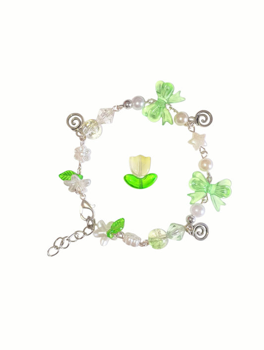 Green Lucky Charm Bracelet